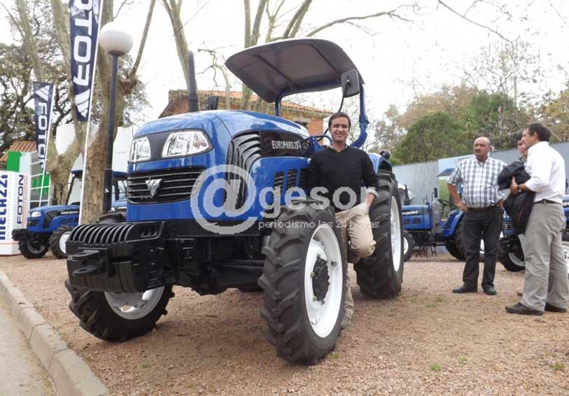La firma sorianense sigue imponiendo en el mercado uruguayo la marca de tractores Foton Europard.