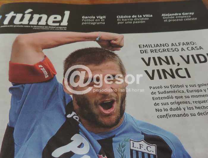 Túnel es una publicación sobre el fútbol profesional uruguayo, de distribución gratuita, que se edita en Montevideo pero que puede adquirirse en Mercedes.