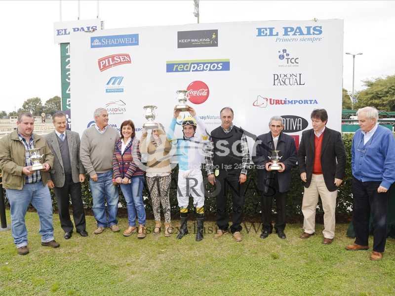 Oggigiorno del stud Madelón y Lucía confirmó favoritismo para festejo del flamante Intendente de Soriano y su familia