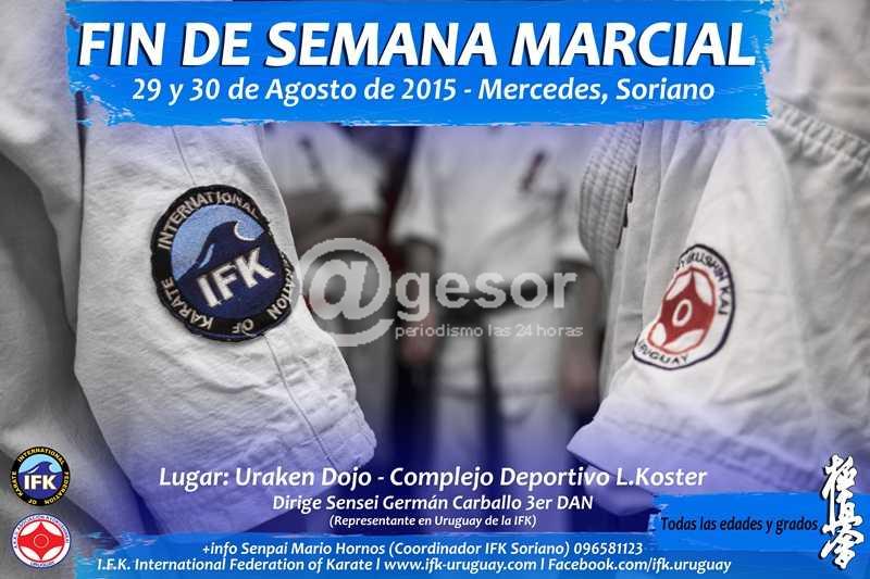 Se cumple el segundo seminario Kata y Kumite, en Mercedes. Además Soriano fue nuevamente elegido como lugar para el Campamento de Verano 2016