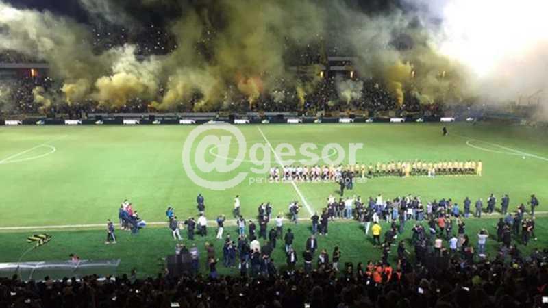 Luis Aguiar fue uno de los autores de los goles de Peñarol en el triunfo de los carboneros al inaugurarse el Estadio “Campeón del Siglo”.