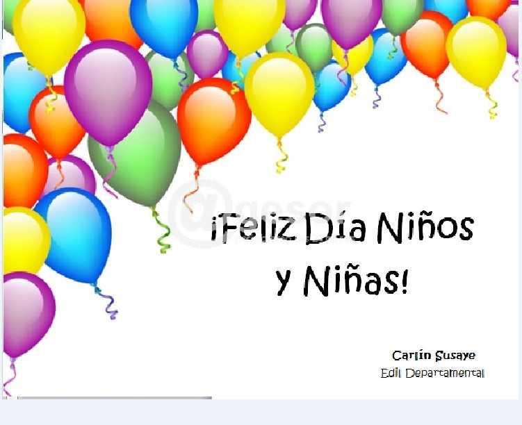 En el Día del Niño el legislador socialista deja su saludo a los más pequeños