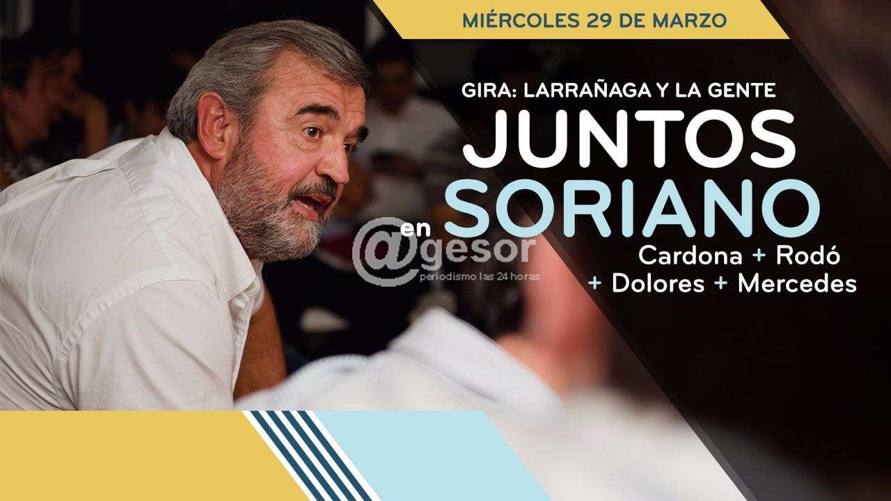 El líder nacionalista realiza gira por Soriano llegando a Cardona, Rodó, Dolores y Mercedes