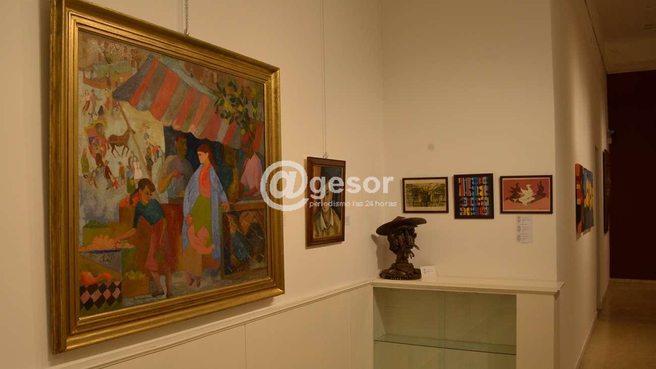 En semana de Turismo podrá apreciarse de  14 a 18 horas, en la Pinacoteca de Biblioteca Eusebio Giménez de Mercedes.